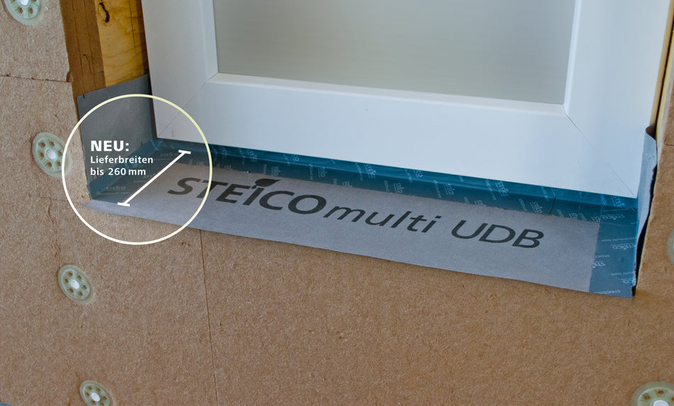 Steico fix 100 mm - wood fiber insulation wedge for window sills