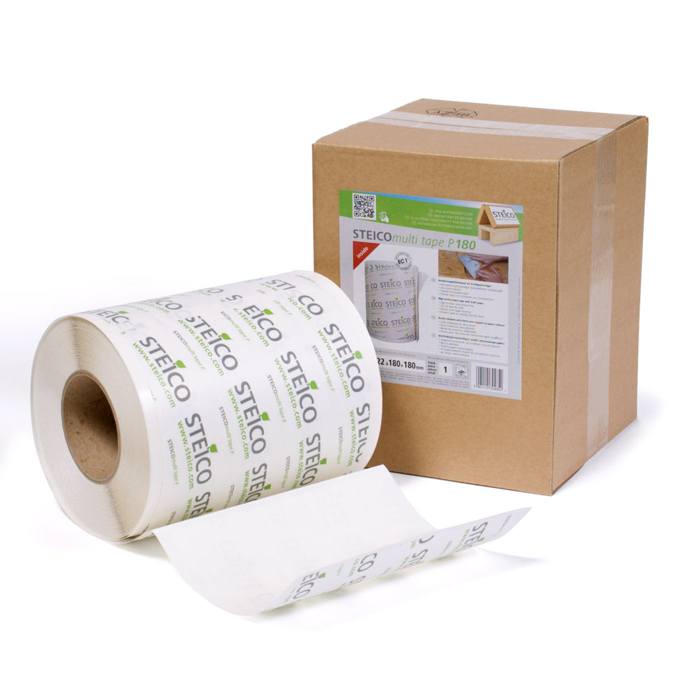 Steico multi Tape P 180/180 mm high-performance adhesive tape for blowing holes